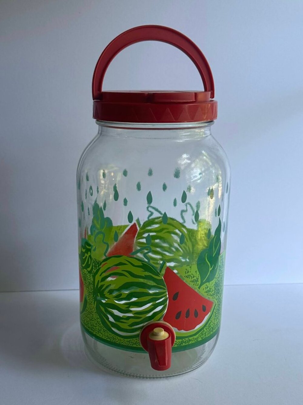 Vintage Watermelon Beverage Dispenser